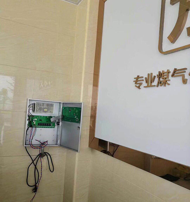 可燃氣體檢測儀安裝現場