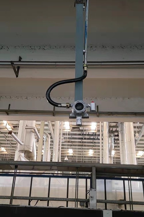 固定式氣體檢測儀安裝現場圖