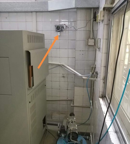 一氧化碳氣體檢測儀現(xiàn)場圖