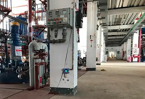 惰性氣體報警器安裝現場圖